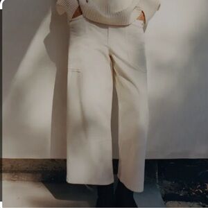 NWT everlane corduroy gardener pant in bone